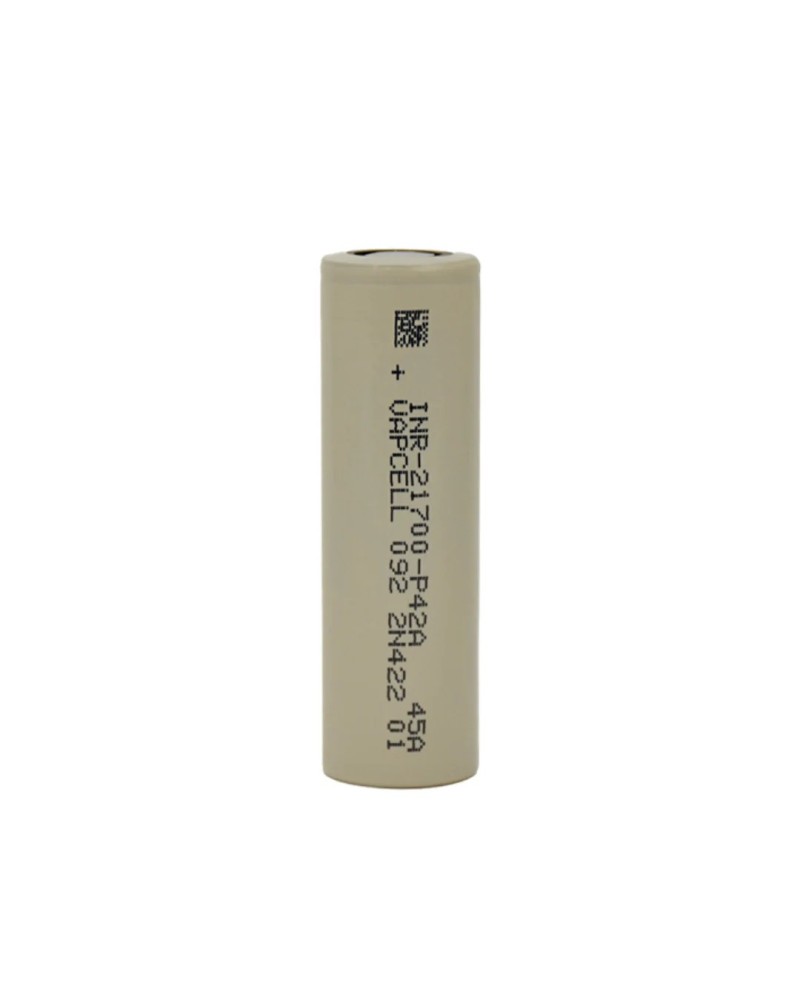 Vapcell P42A 21700 45A 4200mah Battery