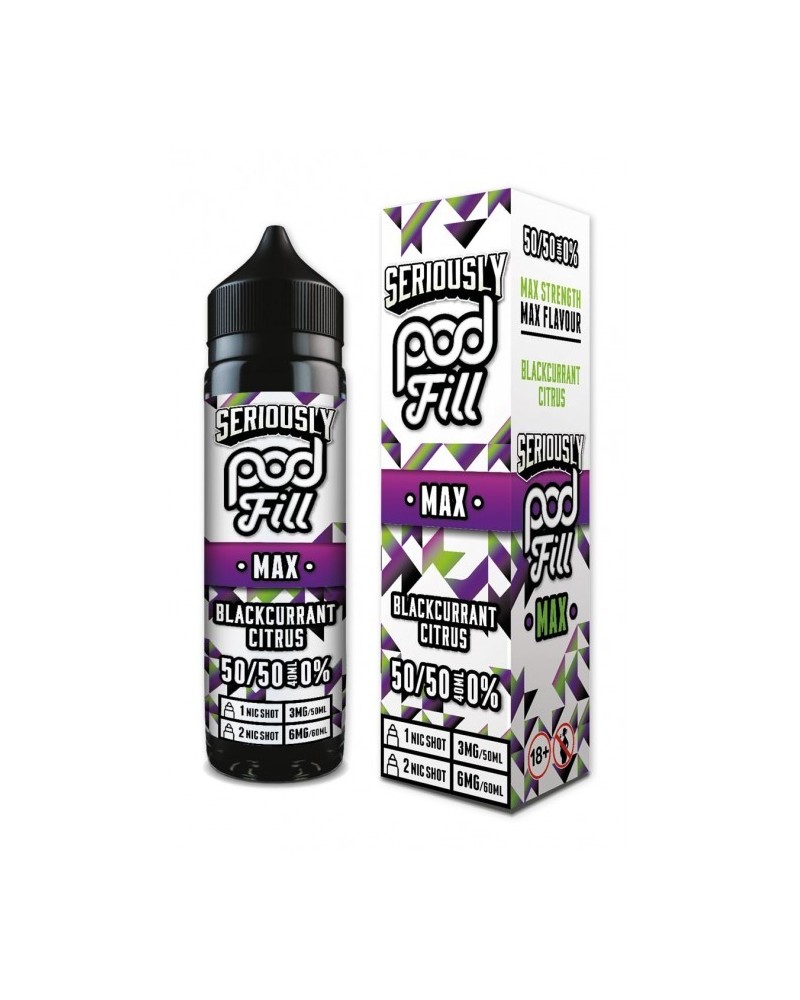 Blackcurrant Citrus - Doozy - Seriously Pod Fill Max - 40ml