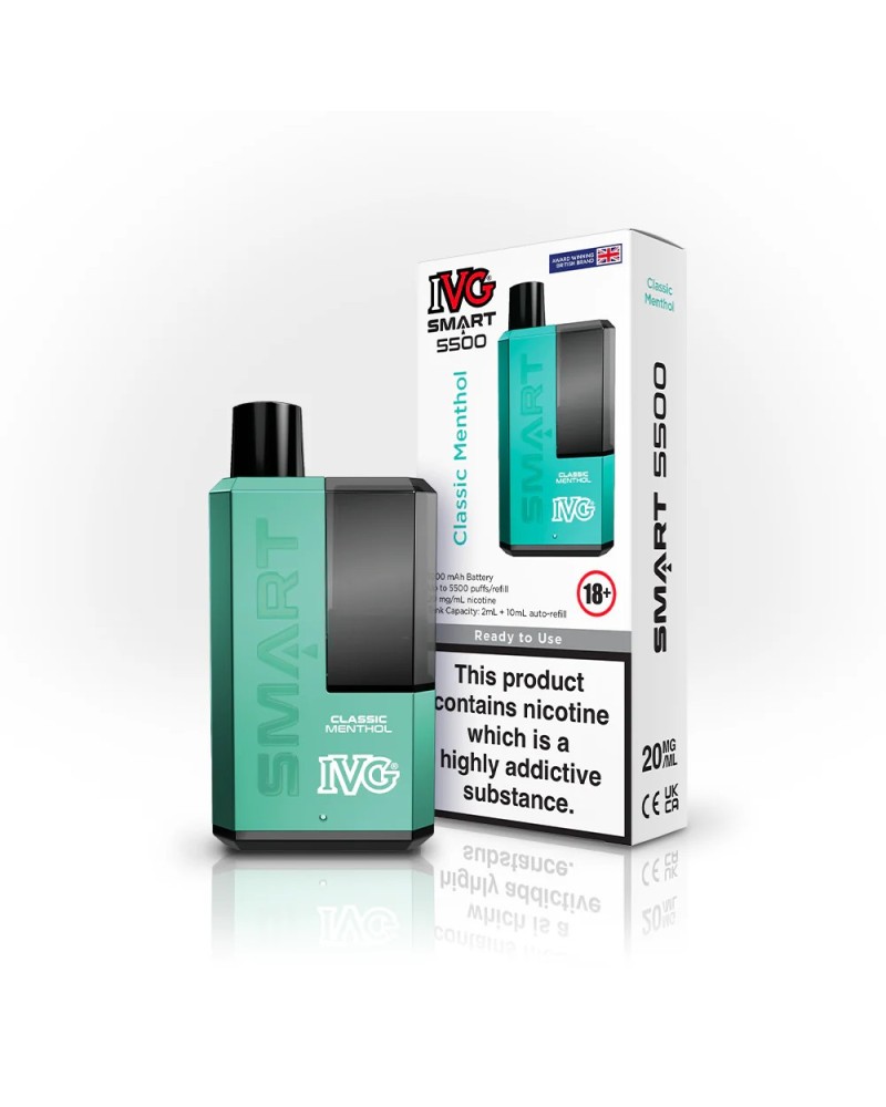 Classic Menthol - IVG Smart 5500 | 3 for £30