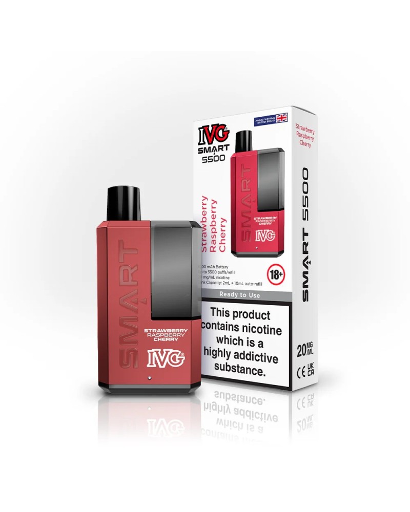 Strawberry Raspberry Cherry - IVG Smart 5500 | 3 for £30