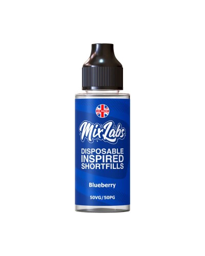 Blueberry Mix Labs Shortfill 100ml | Buy 2 get 3rd for £1