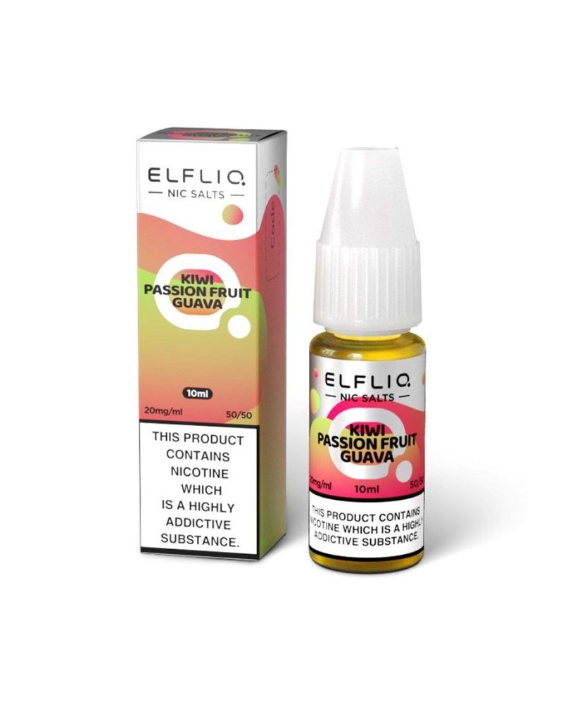 Kiwi Passionfruit Guava Elfliq Nic Salt 10ml | 4 for £12