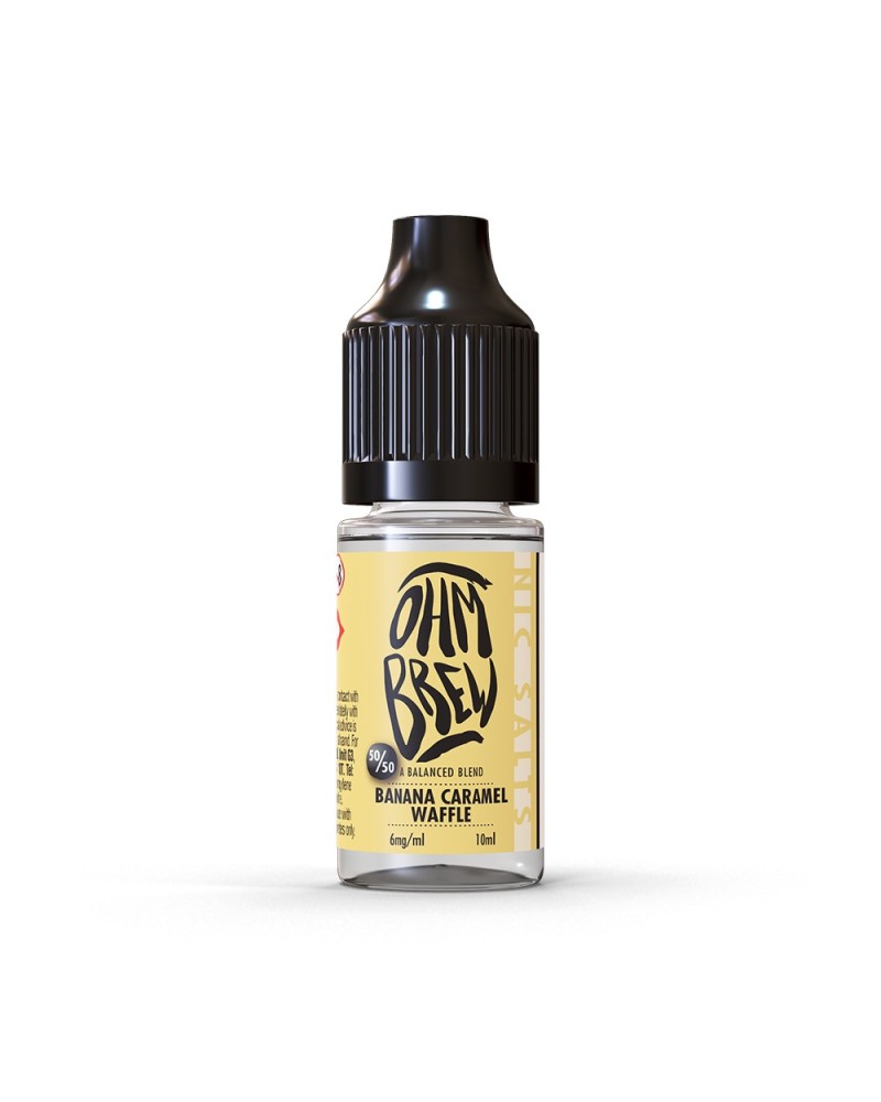 Banana Caramel Waffle OHM BREW Nic Salt | 4 for £10