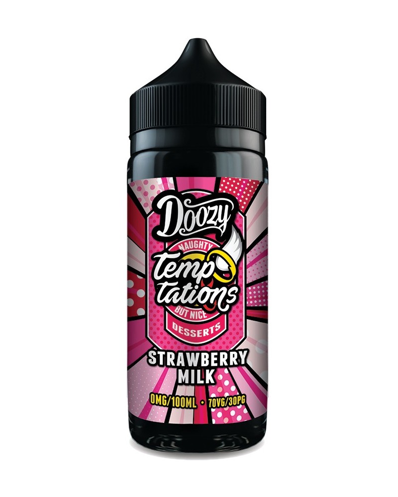 Strawberry Milk Doozy Temptations 100ml | Buy 2 Get 3rd for £3