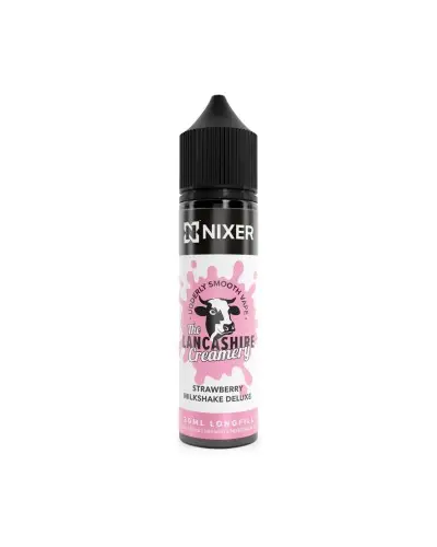 Strawberry Milkshake Deluxe The Lancashire Creamery Longfill by NIXER