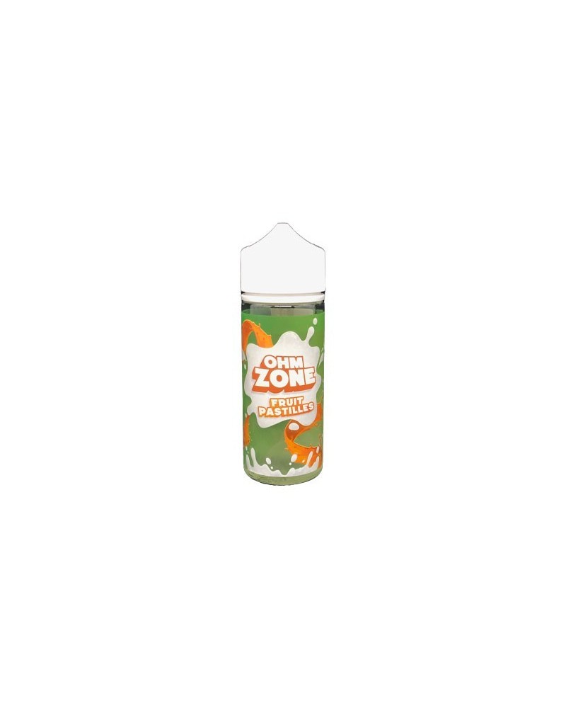 OHM ZONE 60/40 100ML FRUIT PASTILLES ,A great fruity classic White Vape