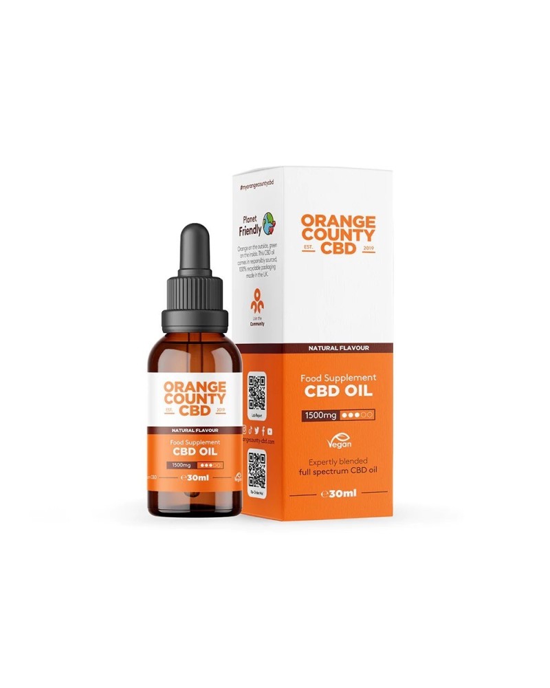 1500mg Full Spectrum CBD Oil (30ml) by Orange County