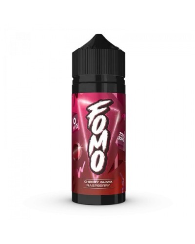 Fomo Cherry guava raspberry 100ml 70/30 eliquid.