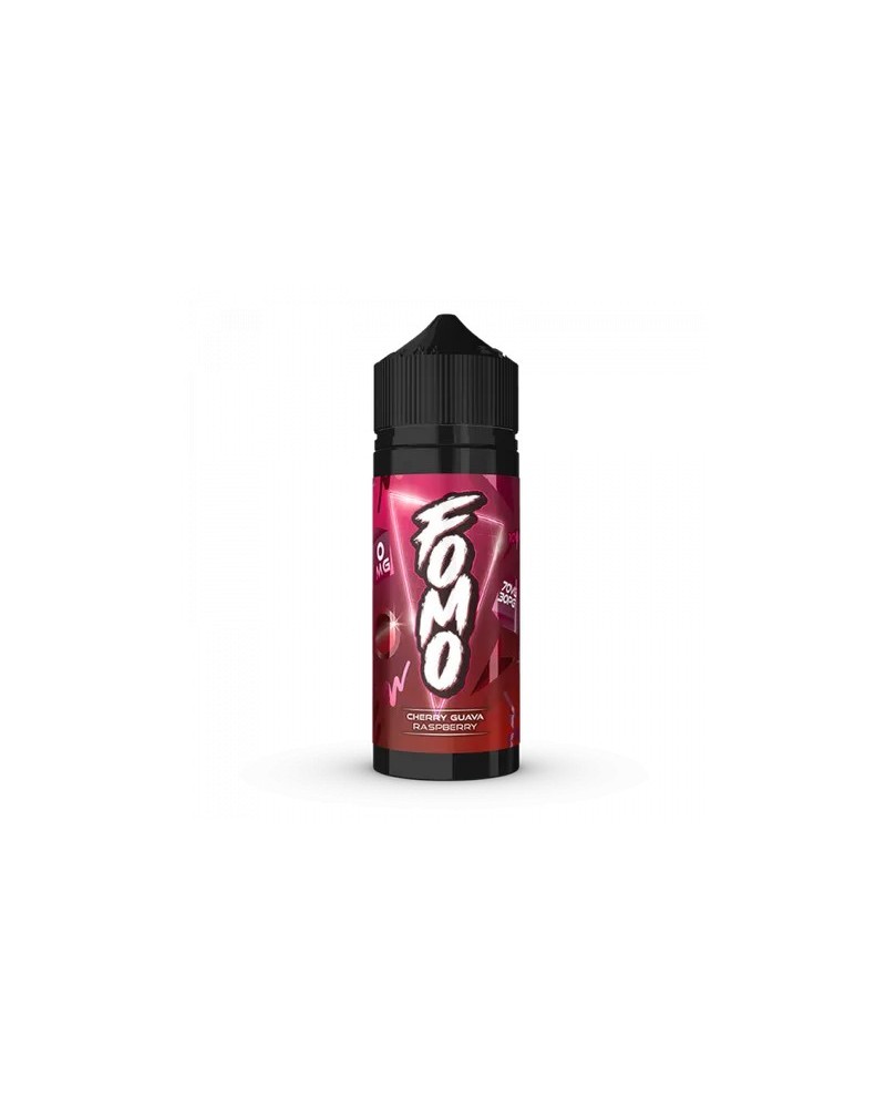 Fomo Cherry guava raspberry 100ml 70/30 eliquid.