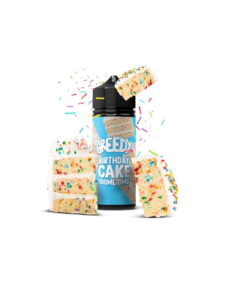 Greedy Bear Birthday Cake 100ml 70/30 eliquid