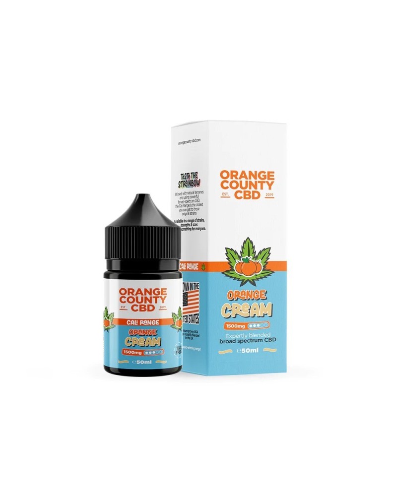 Orange cream CBD E-Liquid (50ml) by Orange County