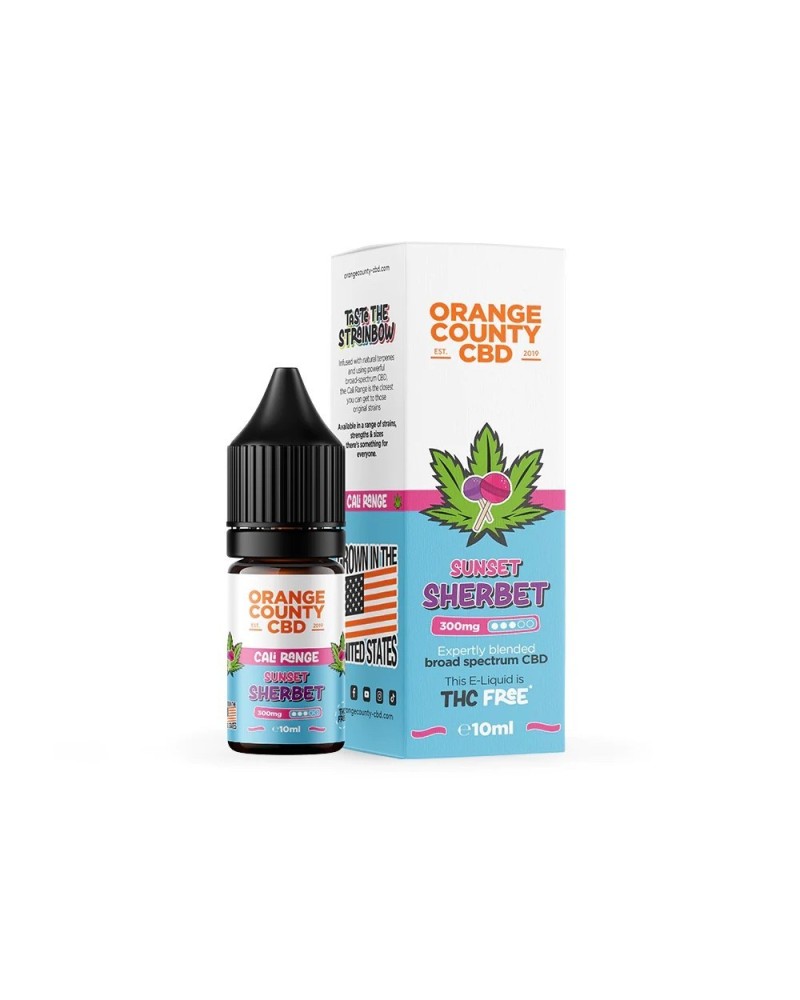 Sunset sherbet CBD E-Liquid (10ml) by Orange County